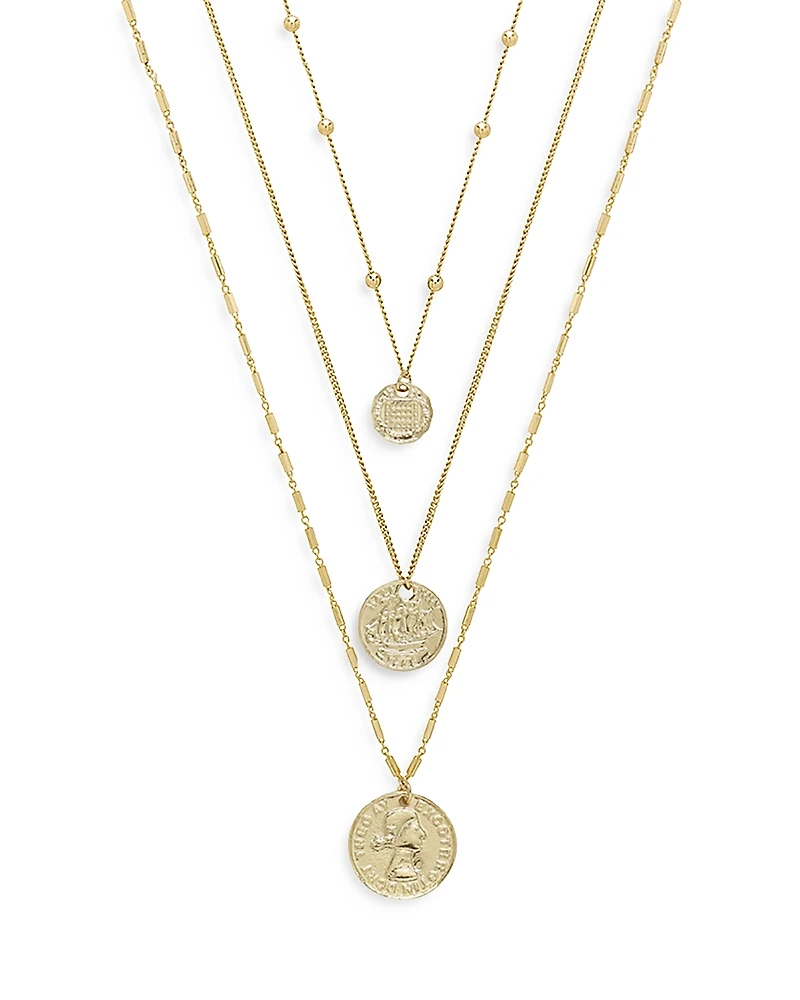 Ettika Coin Pendant Necklaces