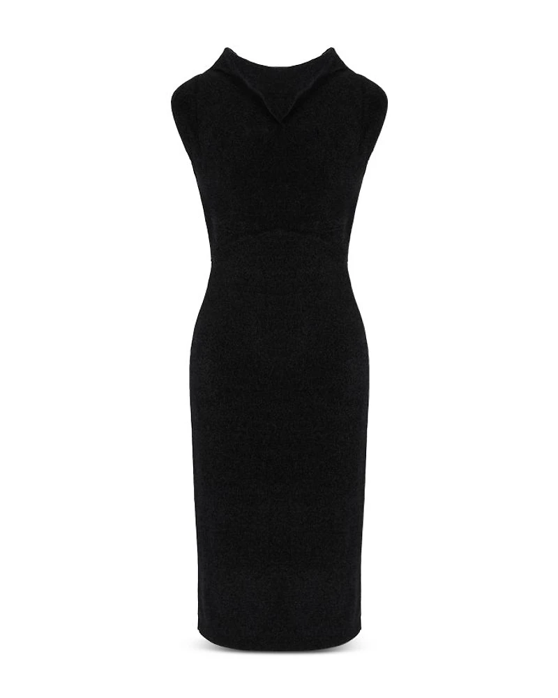 Cowl Neck Knit Dress