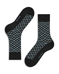 Falke Smart Cotton Blend Check Socks