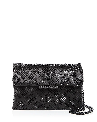 Kurt Geiger London Kensington Mini Embellished Satin Crossbody