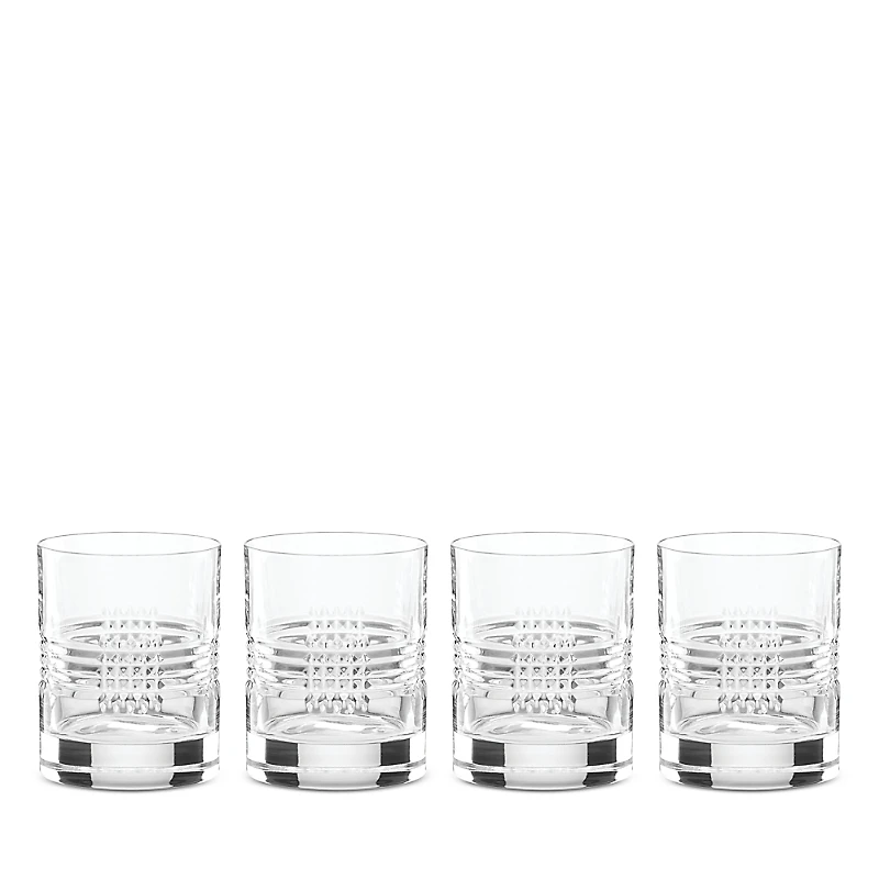 Reed & Barton Sloane Double Old Fashioned Glasses, Set of 4
