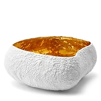 L'Objet Haas Mojave Desert White + Gold Large Bowl