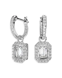 Una Huggie Hoop Drop Earrings