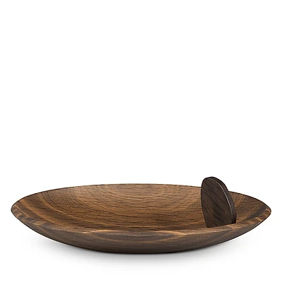 L'Objet Kelly Behun Brown Leaf Oval Bowl