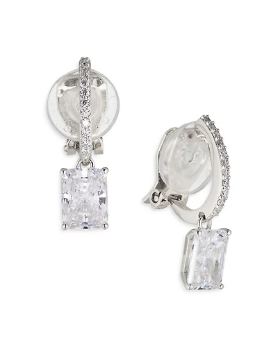 Modern Love Dangle Clip On Earrings