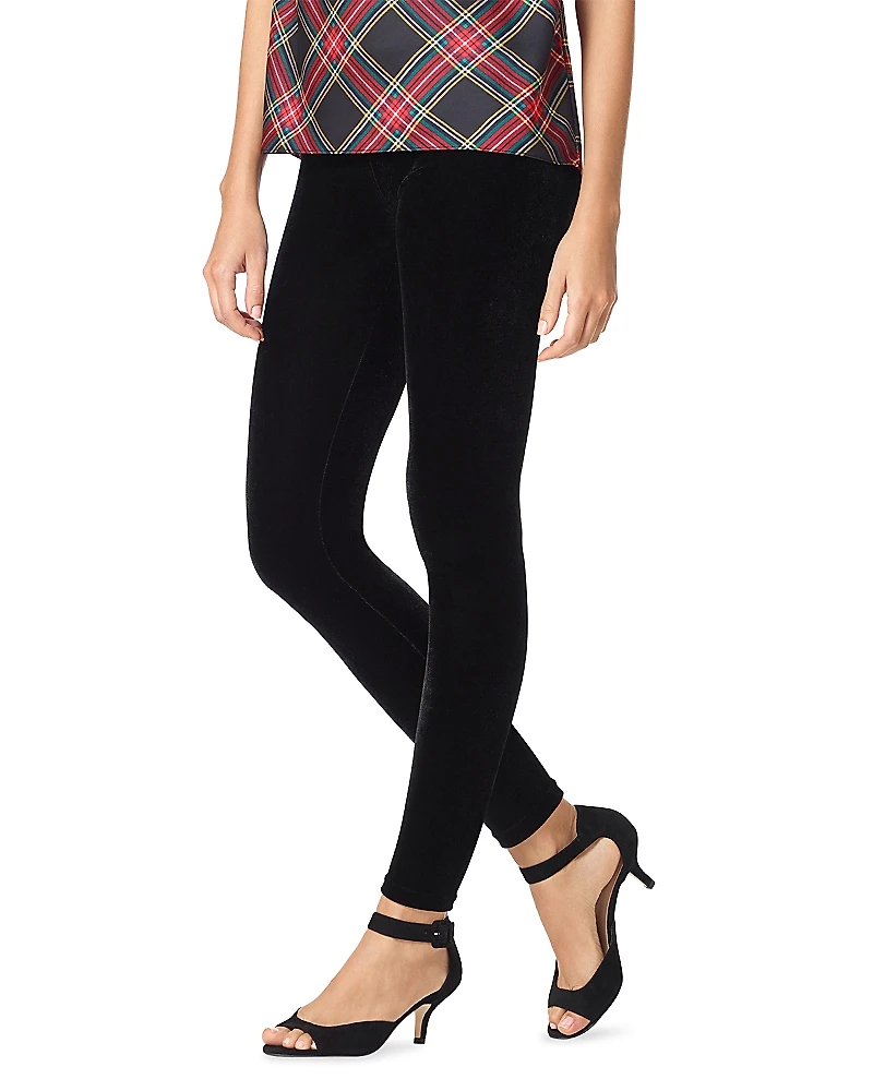 Hue Velvet High Rise Leggings