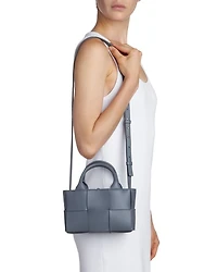 Arco Woven Intreccio Leather Tote