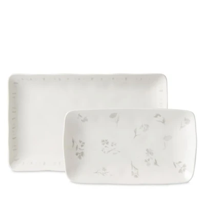 Oyster Bay Nesting Serving Platters, 2-Piece Set
