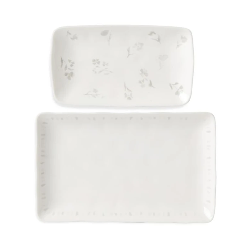 Oyster Bay Nesting Serving Platters, 2-Piece Set