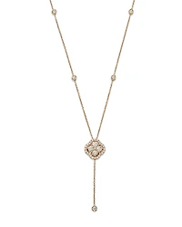 Bloomingdale's Fine Collection Diamond Clover Lariat Necklace