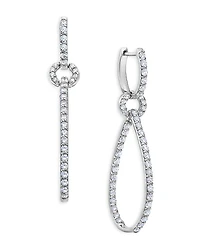 Bloomingdale's Fine Collection Diamond Micro Pave Drop Earrings