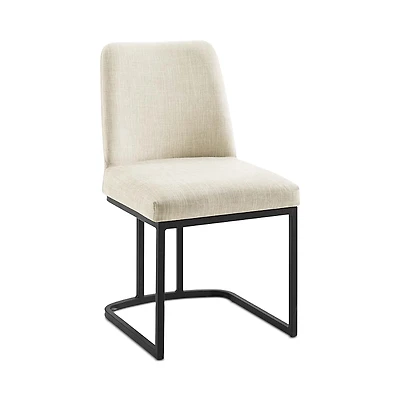 Modway Amplify Sled Base Upholstered Fabric Dining Side Chair