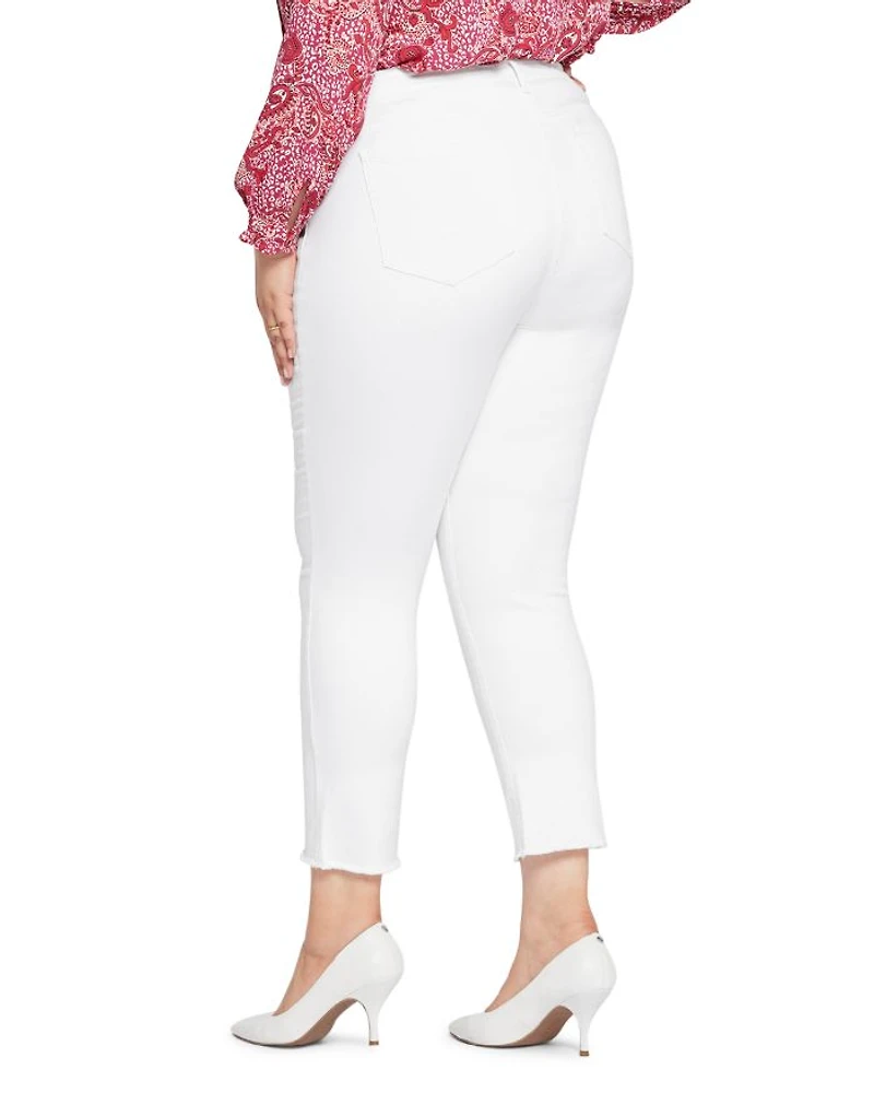 Sheri High Rise Slim Ankle Jeans Optic White