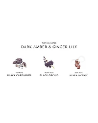 Dark Amber & Ginger Lily Home Candle 7 oz.