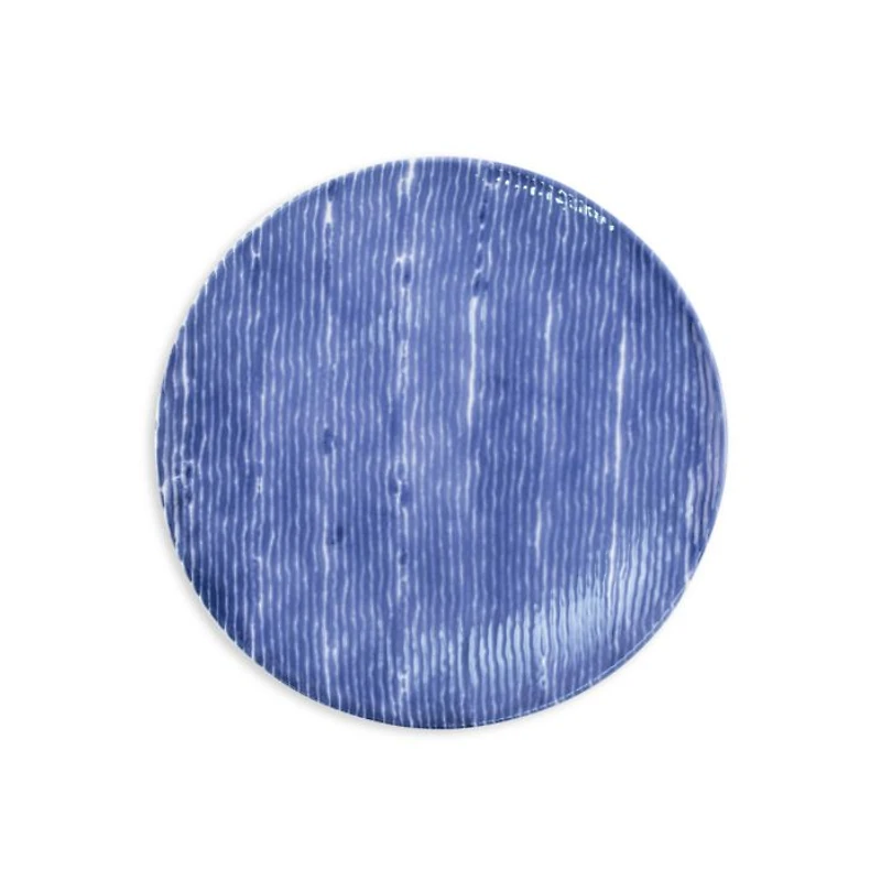 Santorini Striped Salad Plate