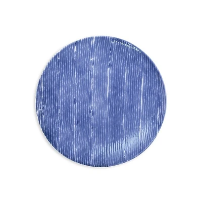 Santorini Striped Salad Plate