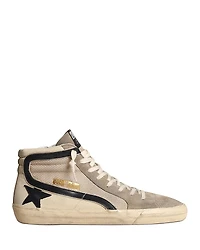 Golden Goose Men's Slide Lace Up High Top Sneakers