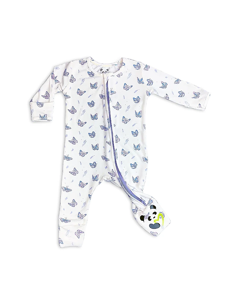 Bellabu Bear Girls' Butterfly Printed Coverall