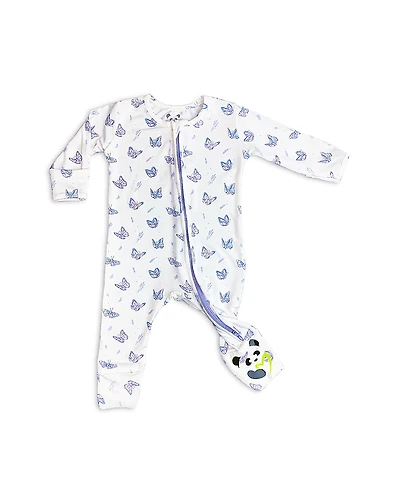 Bellabu Bear Girls' Butterfly Printed Coverall