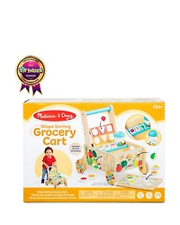 Wooden Shape Sorting Grocery Cart - Ages 2+