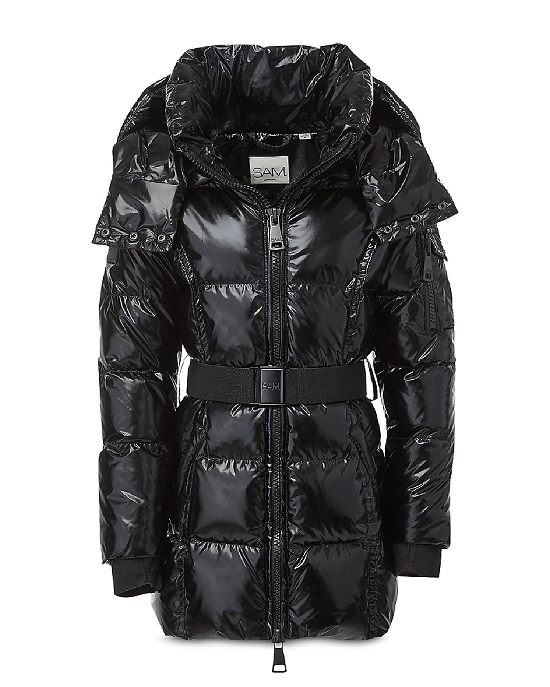 Sam. Girls' Soho Belted Down Puffer Jacket