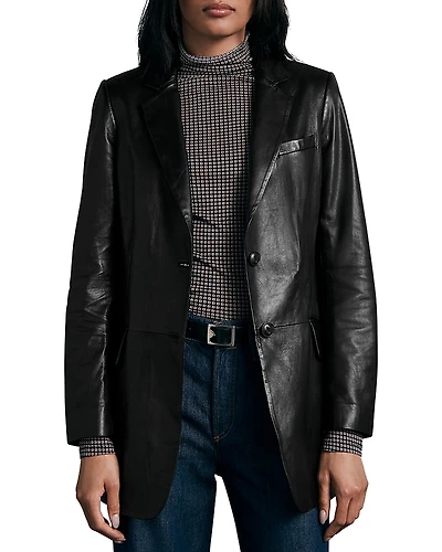 rag & bone Charles Leather Blazer