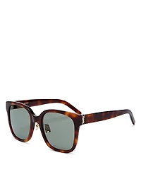 Saint Laurent Square Sunglasses, 55mm