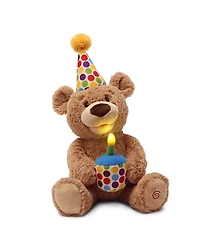 Happy Birthday Animated Bear Singing Light Up Plush Stuffed Animal, 10"- Ages 3+