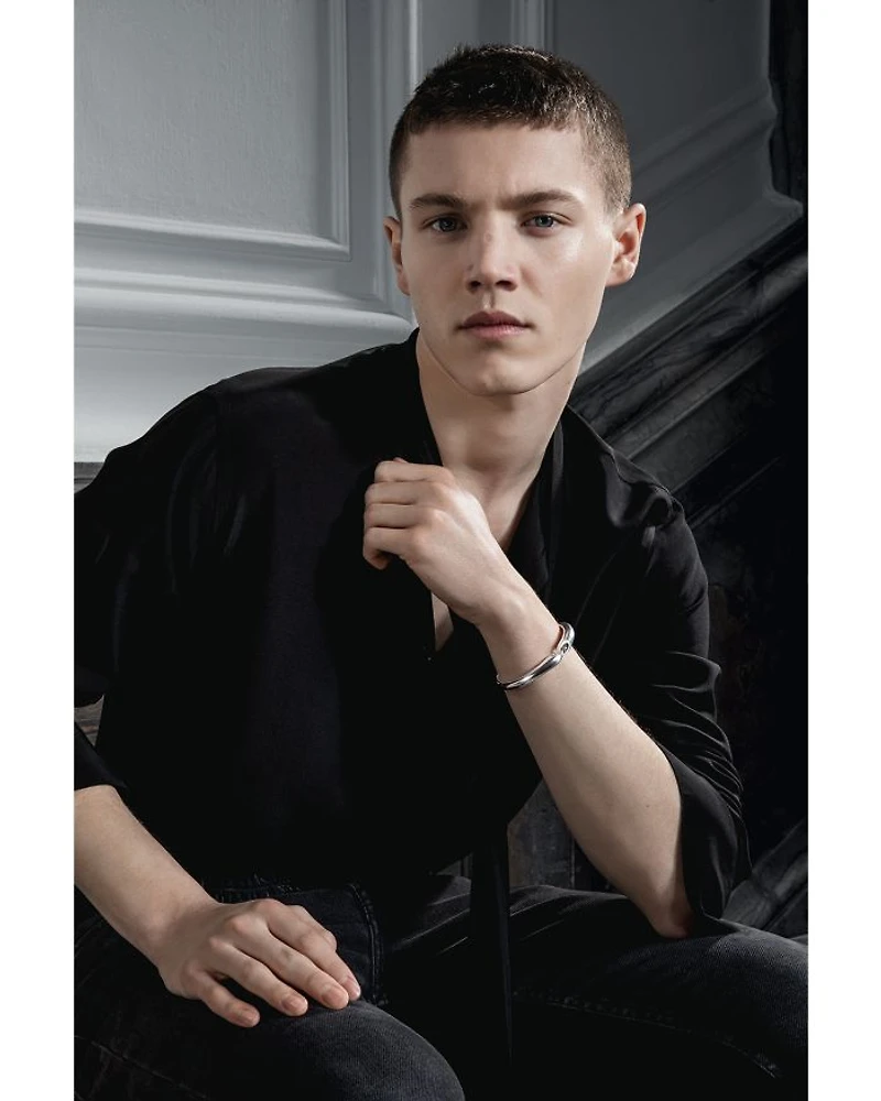 Sterling Silver Reflect Joined Bangle Bracelet