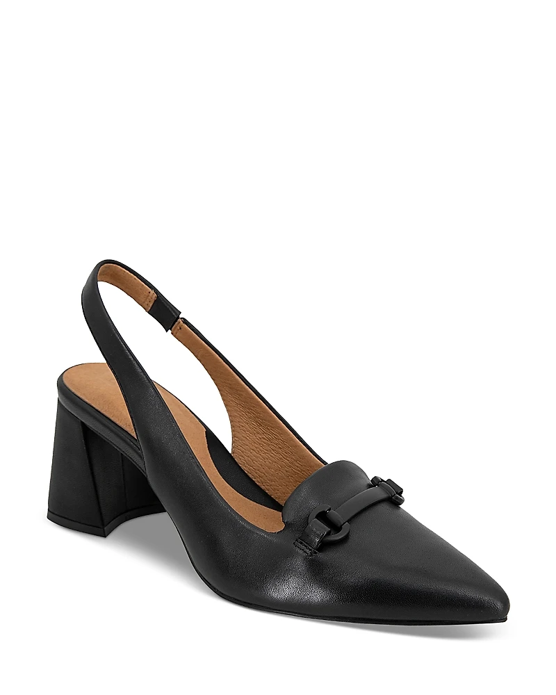 Gentle Souls by Kenneth Cole Women's Dionne Pointed Toe Slingback Pumps