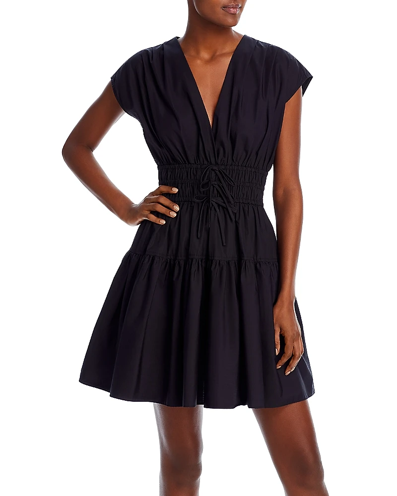 Derek Lam 10 Crosby Tora Cotton Poplin Mini Dress