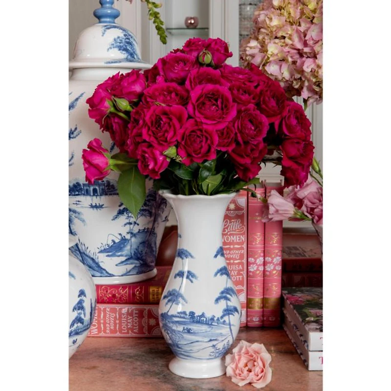 Country Estate Delft Blue 9" Vase