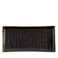 L'Objet Croc Textured Porcelain Desk Tray