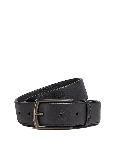 Zegna Z Lux Black Leather Belt