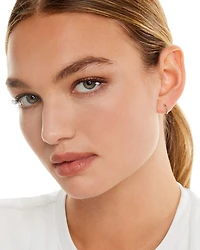 14K Yellow Gold Extra Small Huggie Hoop Earrings