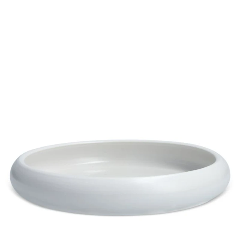 Cloud Terre® 8.5" Shallow Pasta Bowl, White, Set of 4