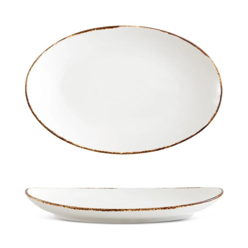 Salt Oval Coupe Platter, 12.5"