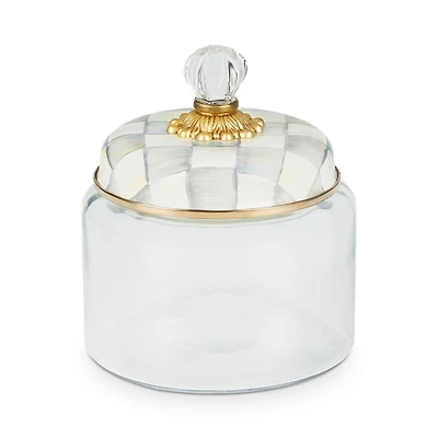 Sterling Check Kitchen Canister, Small