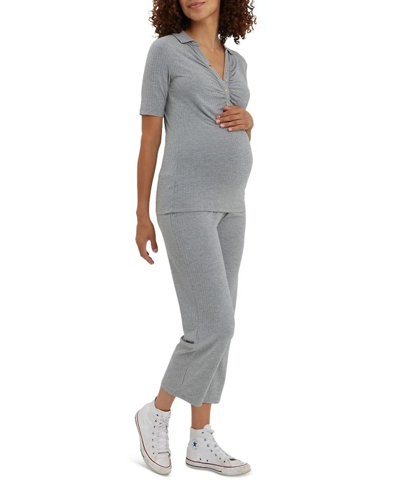 Camilla Ribbed Maternity Pants