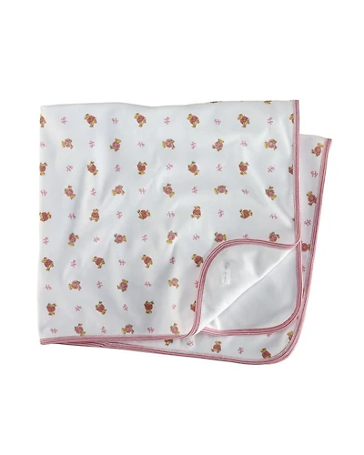 Girls' Layette Reversible Printed Receiving Blanket - Baby