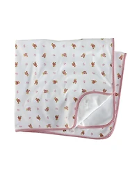 Girls' Layette Reversible Printed Receiving Blanket - Baby