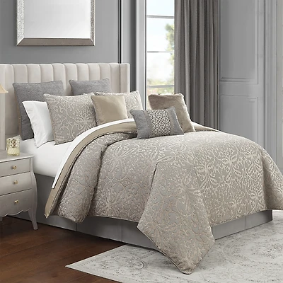 Waterford Carrick 6 Piece Comforter Set, Queen