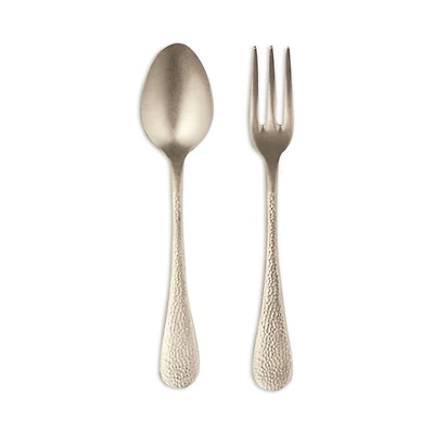 2 Piece Gold Serving Set