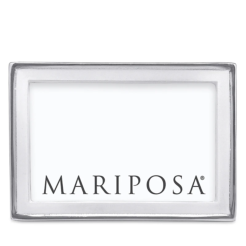 Mariposa Signature White 4 x 6 Picture Frame