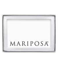 Mariposa Signature White 4 x 6 Picture Frame