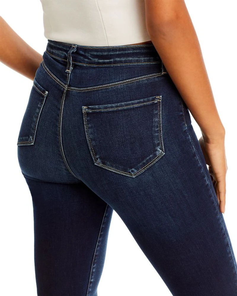 Selma Sleek High Rise Baby Bootcut Jeans Columbia