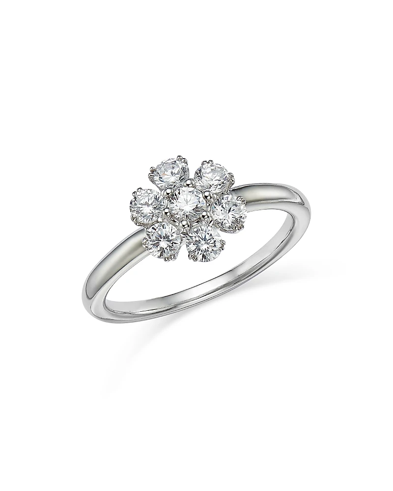 Bloomingdale's Fine Collection Certified Diamond Flower Ring