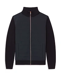 Trainer Mixed Media Zip Jacket
