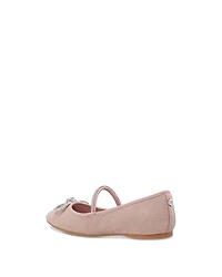 Girls' Kendalla Crystal Embellished Ballet Flats - Toddler, Little Kid, Big Kid