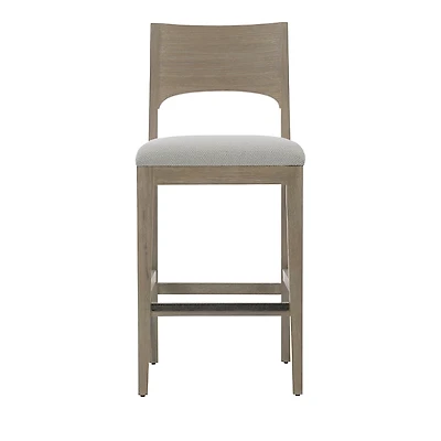 Bernhardt Solaria Wood Back Bar Stool